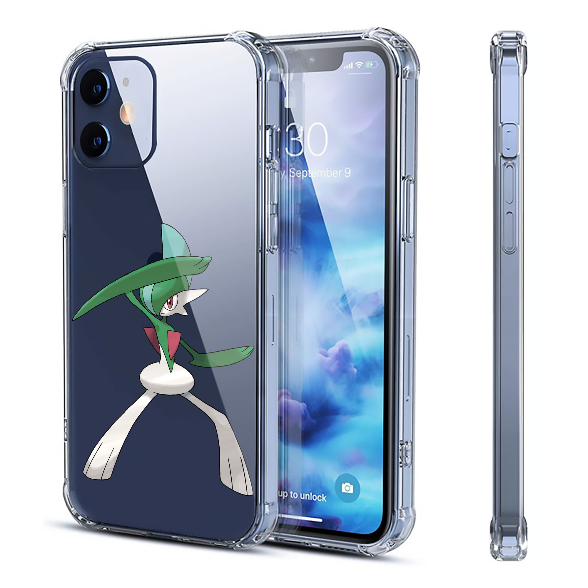 （画像用） ポケットモンスター Pokémon 【iPhone 12シリーズ対応】透明スマホケース（クリアソフトケース）